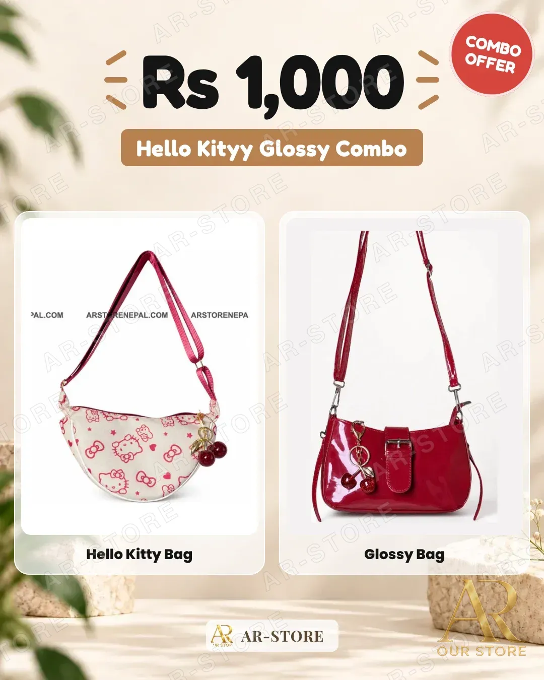 Hello Kityy Glossy Combo